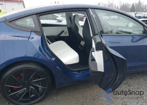 2025 Tesla Model 3 Performance from USA, damaged, VIN 5YJ3E1ET8SF973817